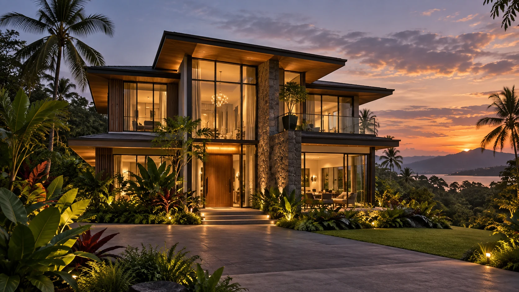 Homes & property conceptual illustration