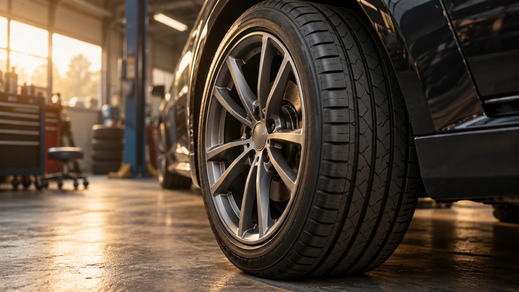 Tyres & protection conceptual illustration
